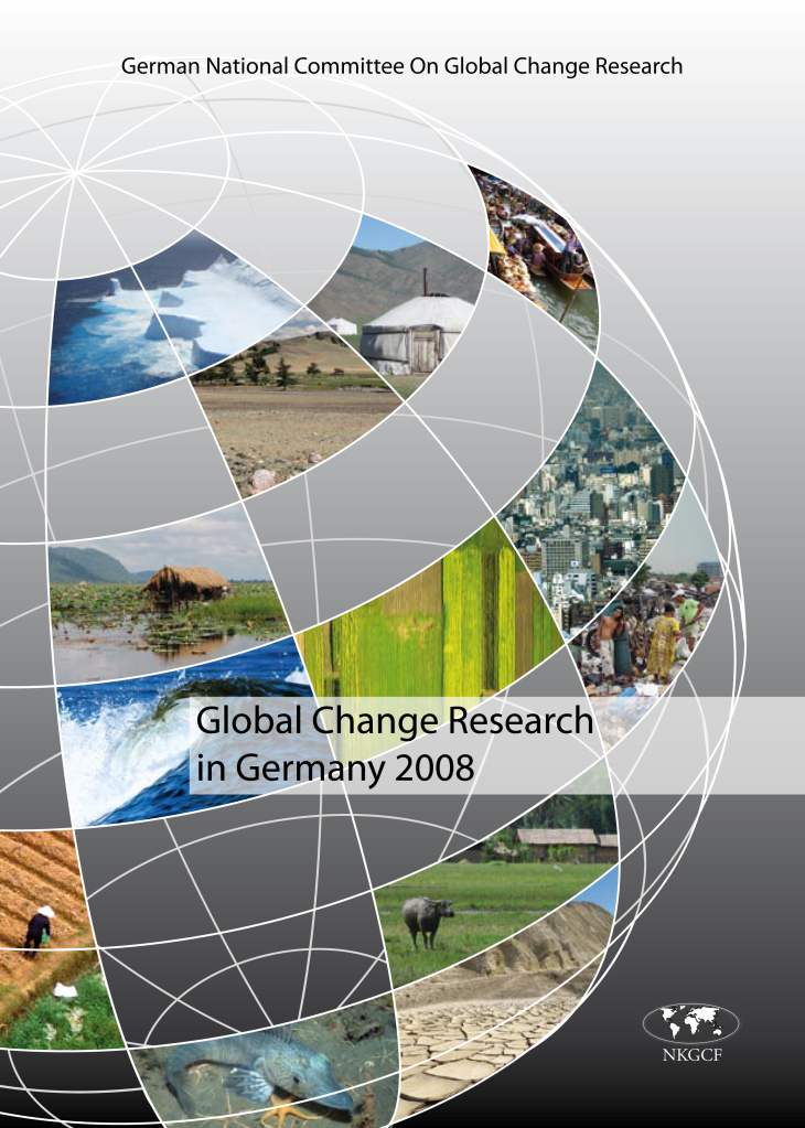 Cover Broschuere Global Change Research in Germany 2008